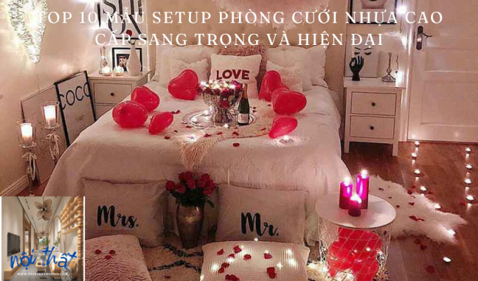 Top 10 mẫu setup phòng cưới nhựa cao cấp sang trọng và hiện đại